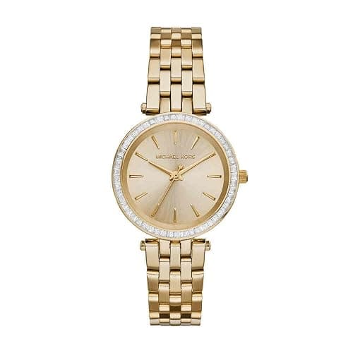 Michael Kors Montre Darci pour Femme, Mouvement à Quartz Trois Aiguilles Ton Or avec Bracelet en Acier Inoxydable - Image 1