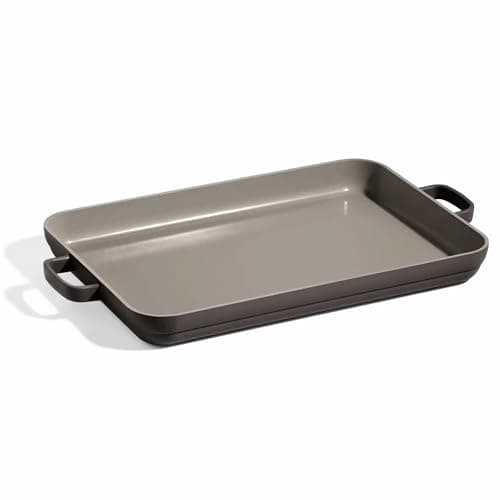 Our Place Griddle Pan - Versatile Nonstick Ceramic Sheet Pan & Stovetop Griddle | Toxin-Free, Dual-Use, with Ergonomic Handles | 5 Qt Capacity, Oven Safe up to 450°F | Char - Image 1