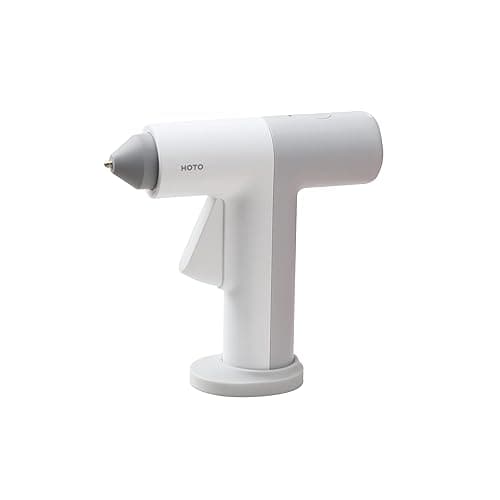 HOTO Cordless Hot Glue Gun, Minimalist Style, 30s Heating Fast, Smart Power-off, Compact Size, Intelligent Temperature Control, USB-C Rechargeable,10 Glue Sticks for Crafts, DIY Arts, Home Repairs - Image 1