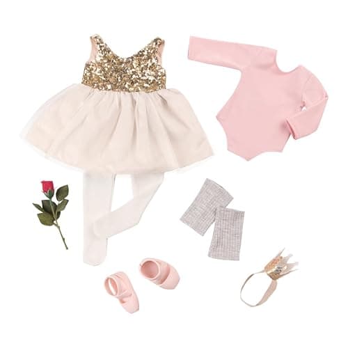 Our Generation - Opening Night - Ballet Outfit - Sequin Dress & Leotard - 18-Inch Doll Clothes - Pretend Play - Toy for Kids 3 Years + - Image 1