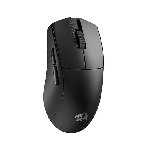 Redragon M916 PRO 3-Mode Wireless Gaming Mouse, 55G Ultra-Light 26K DPI Mouse w/Ergonomic Natural Grip Build, Full Programmable Buttons, Software Supports DIY Keybinds & DPI - Image 1