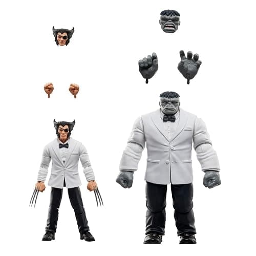 Marvel Legends Series Patch and Joe Fixit, Wolverine 50th Anniversary Comics Collectible 6-Inch Scale Action Figure 2-Pack - Image 1