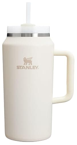 STANLEY Quencher H2.0 Tumbler with Handle & Straw 64 oz | Flowstate 3-Position Lid | Large Capacity for Travel & Sports | Insulated Stainless Steel Cup | BPA-Free | Cream 2.0 - Image 1