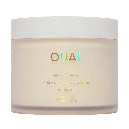 OUAI Body Cream, St. Barts - Hydrating Whipped Body Cream with Cupuaçu Butter, Coconut Oil and Squalane - Softens Skin and Delivers Healthy-Looking Glow - Sulfate-Free Skin Care (7.5 Oz) - Image 1