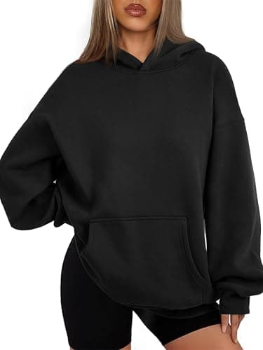 ATHMILE Womens Oversized Hoodies Fleece Sweatshirts Long Sleeve Sweaters Pullover Fall Clothes with Pocket - Image 1