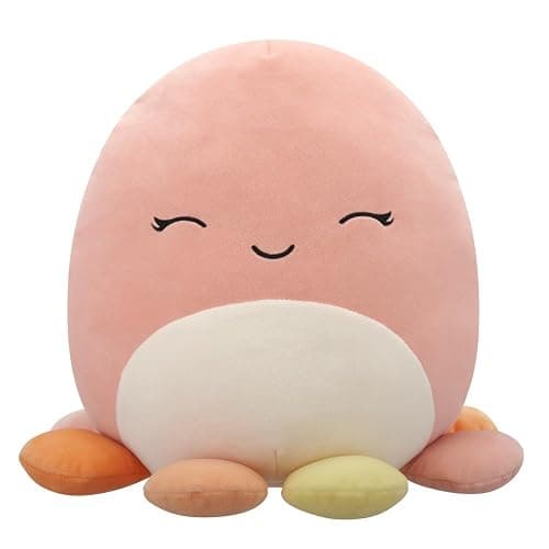 Squishmallows Original 12in Melina The Happy Peach Octopus – Official Jazwares Plush (Medium-Sized) - Image 1