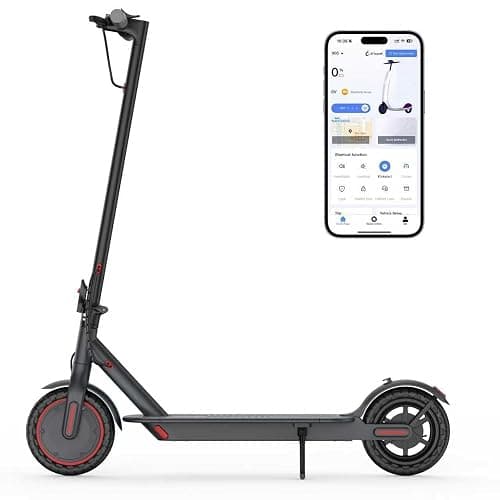 VOLTVOGUE Electric Scooter – 19 MPH Max Speed, 8.5" Honeycomb Solid Tires, 350W Motor,12 Miles Range, Foldable Commuter Scooter with Dual Braking System & App Control - Image 1
