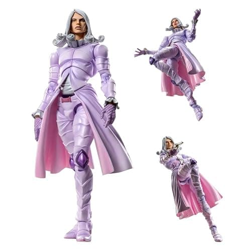 LUNK JJBA Anime Figure Funny Valentine Weather Report Super Action Statue | JJBA Action Figure,Cartoon Manga Figurine,Movable Articulated Joints,Fighting Pose,Collectible Model,Decoration Ornament - Image 1