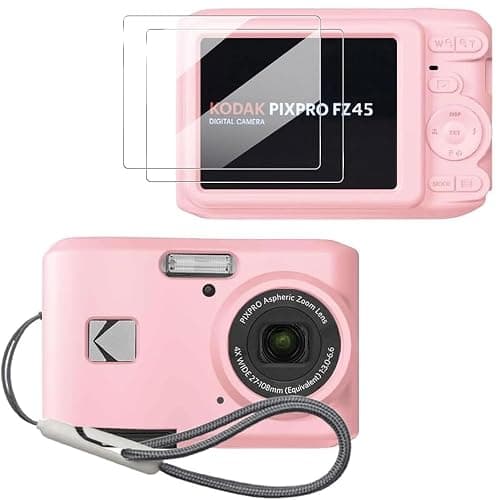 Tedubax Case for Kodak PIXPRO FZ45 Case, Soft Silicone for Kodak PIXPRO FZ45 - Anti-Scratch Slim Fit Lightweight Protective - Pink - Image 1