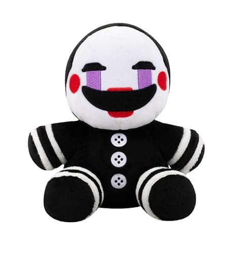 Jazwares Five Nights at Freddy’s The Puppet Plush - 8-Inch Stuffie with Soft Material and Glow-in-The-Dark Eyes - Image 1