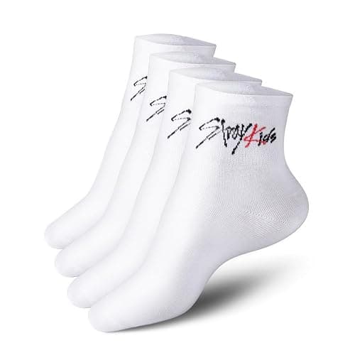 X9H8N9 2 Pairs Stray Socks Unisex Ankle Athletic Skz Socks Stay Fans Gifts Merch for Girls Men's and Women's - Image 1
