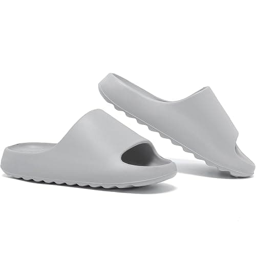Cloud Slides for Women and Men, Platform Slides Slippers, Non-Slip Quick Drying Soft Lightweight Shower Shoes, Thick Sole Open Toe Slides Sandals for Indoor & Outdoor - Image 1