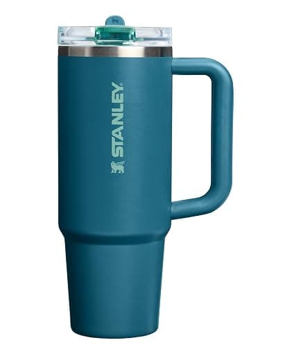STANLEY Quencher ProTour Flip Straw Tumbler with Leakproof Lid 30 oz | Built-In Straw & Handle | Cupholder Compatible for Travel | Insulated Stainless Steel Cup | BPA-Free | Coastal Teal - Image 1