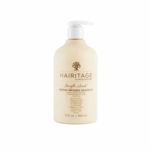 Hairitage Biotin Shampoo for Hair Growth - Sulfate-Free Thickening and Volumizing Formula with Jamaican Black Castor Oil for Women + Men - Hydrating Repair for Thinning + Hair Loss - 13 Fl Oz - Image 1