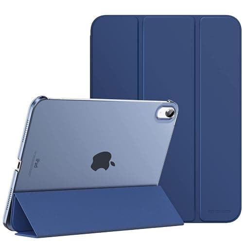 MoKo for iPad (A16) 11th Generation Case 11 Inch 2025, iPad 10th Generation Case 10.9 Inch 2022, Slim Stand Hard PC Translucent Back Shell Smart Cover, Support Touch ID, Auto Wake/Sleep, Navy Blue - Image 1