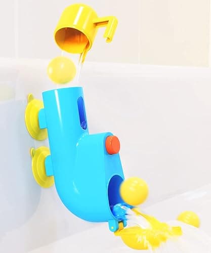 Fill N' Splash Submarine Bath Toy - Bath Toys for Toddlers 1-3 - 4 - 5 Years Old Bath Tub Toys for Boys & Girls - Toddler Bath Toys - Bathtub Toys - Image 1