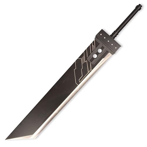 ZKBWFLA Stainless Steel Cloud Buster Swords Real Metal, 56 inch Fantasy RPG Prop: Cloud Strife Greatsword,Cloud Strife Steel Knife - Image 1