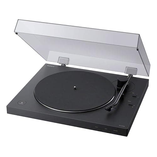 Sony PS-LX310BT Belt Drive Turntable: Fully Automatic Wireless Vinyl Record Player with Bluetooth and USB Output Black - Image 1