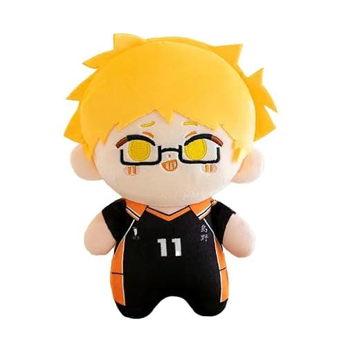 MABAIUDE Tsukishima Ke Soft Figure 20cm Cute Anime Soft Figure Hug Pillow Schoolbag Wallet Pendant Charm Home Sofa Decoration Xmas Gifts - Image 1