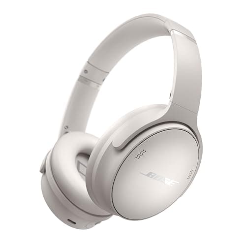 Bose QuietComfort Headphones - Wireless Bluetooth Headphones, Active Over Ear Noise Cancelling and Mic, USB-C Charging, Deep Bass, Up to 24 Hours of Playtime, White Smoke - Image 1