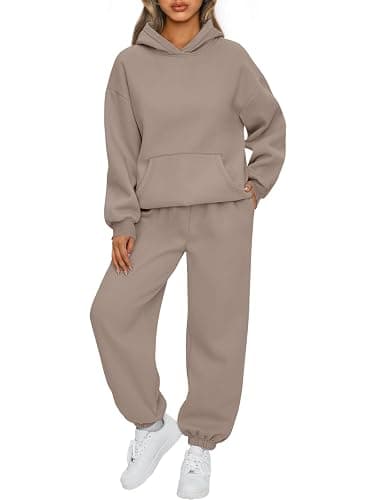 AUTOMET Womens 2 Piece Outfits Lounge Hoodie Sweatsuit Sets Plus Size Fall Fashion Clothes Airport Travel Pants Tracksuits - Image 1