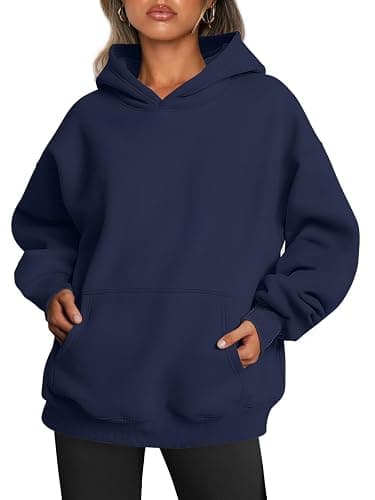 Trendy Queen Women Oversized Hoodies Fall Outfits | Gentle Skin Feel, Aesthetic Drop Shoulder, Large Kangaroo Pocket, Seamless Daily Outfit Match - Image 1