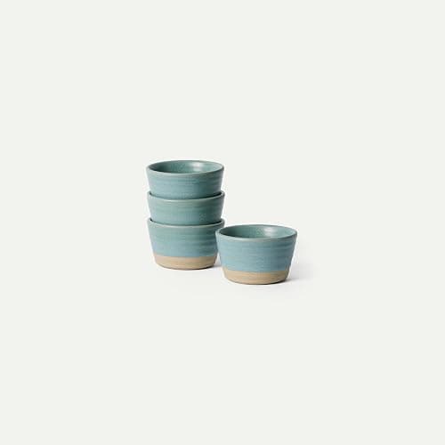 Mora Mini Ramekins Set of 4, 8oz Ceramic Pottery Baking Dishes - Iris - Image 1