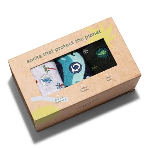 Conscious Step Women's Fair Trade Organic Cotton Crew Socks | 3 Pack | Every Pair Helps Support our Humanitarian Partners - Image 1