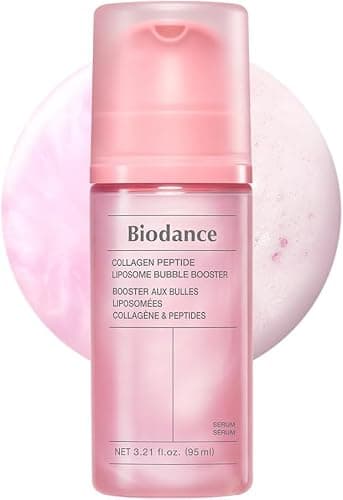 BIODANCE Collagen Peptide Liposome Bubble Booster, Micro-Bubble Foam Essence for Elasticity and Plumping, Hydration & Skin Prep Boost, Quick Morning Mask, Korean Skin Care | 3.21 fl.oz - Image 1