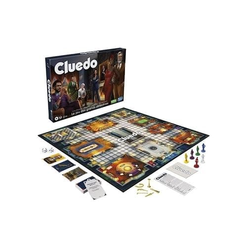 Habro Gaming Cluedo, Jeu de Société Revisité pour Enfants, 2 à 6 Joueurs, Jeu de mystère pour Enfants et Adultes, à Partir de 8 Ans - Image 1