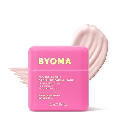 BYOMA Bio-Collagen Radiance Facial Mask - Transformative Liquid Sheet Mask for Glass Skin - Instant radiance, Visibly Improved Elasticity, Reduces Appearance of Wrinkles - Cica & Ceramides, 60mL - Image 1