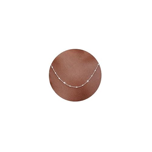Carffordo 925 Sterling Silver Necklace Silver Chain Necklace for Women Cuban Link Chain 16K Gold Plated Chain Simple Dainty Necklace for Women Waterproof Trendy Jewelry Gift - Image 1