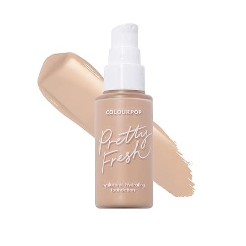 ColourPop Pretty Fresh Liquid Foundation - Hydrating Foundation with Medium, Buildable Coverage & a Natural Finish - Enriched with Hyaluronic Acid & Coconut Water - Light 60N (1 oz) - Image 1