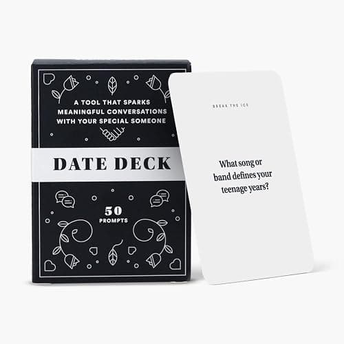 BestSelf Date Deck – 50 Conversation Cards Engaging for Couples - Fun and Thought-Provoking Date Night Game - Playing Cards to Unlock Deeper Connection and Intimacy - Image 1