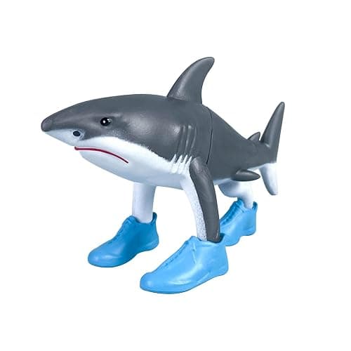 TJLMCORP 4.5 Inches Long Italian Brainrot Action Figure,Tralalero Tralala Shark Figures Toys Desk Accessories for Men Cute Office Desk Decor Bookself Cubicle Girls Boys - Image 1