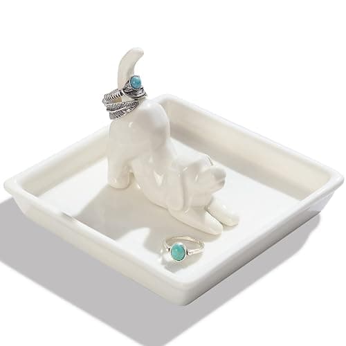 Titanape Dog Mum Gifts, Dog Ring Holder Dish Jewelry Holder | Dog Lovers Present for Women Friends Female Mum Nana Auntie as Valentine's Day Mothers Day Birthday Wedding Christmas - Image 1