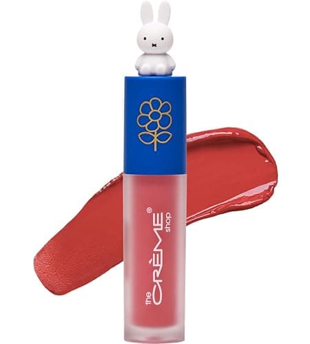 The Crème Shop Miffy Lip Stain, Glossy Finish, Long Wear, Formulated with Jojoba Oil, Sunflower Oil to hydrate, soothe, and moisturize lips, Korean formula - Available in 5 Shades (Romantic Rose) - Image 1