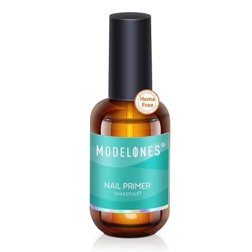 modelones Nail Primer Top Coat, 15 ml Acid Free No Lift Bond Primer, Hema-Free Bonder for Gel Polish Nail Supplies Set - Image 1