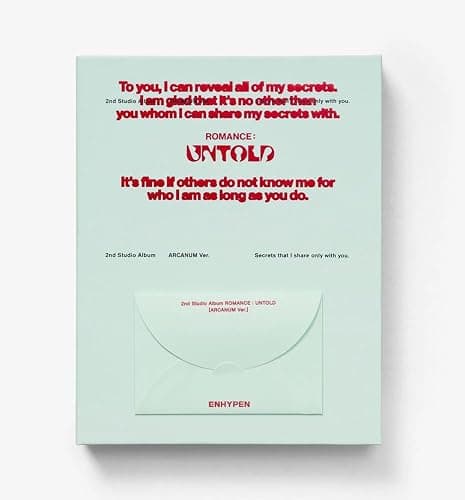 EN HYPEN : Romance Untold 2nd Full Album (Arcanum Version) CD-R+Photobook+Photocard A+Photocard B+Poster+Sticker+Postcard+Letter+Paper Rings+Album Logo Sticker - Image 1