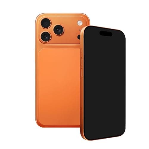 Fake Phone Dummy PropPhone, BlackScreen Decoy PhonePear PhoneNon-Working Phone17Air 17Pro Max, DisplayPhone Look Like Real Phonepro max 17 (17Pro,Cosmic Orange,Black Screen) Prop Mobile Phone - Image 1