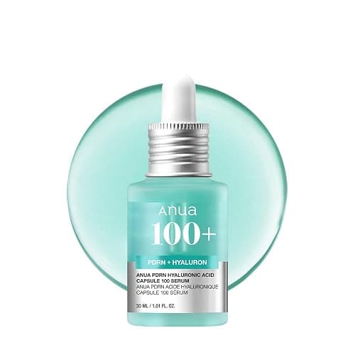 Anua PDRN Hyaluronic Acid Capsule 100 Serum, Radiant Face Serum, Hyaluronic Acid, Hydration, Moisture Plumping effect, Natural color, Fragrance free, Korean Skincare, 30ml / 1.01 fl. oz - Image 1