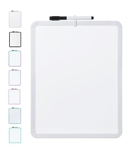 Mr. Pen- Dry Erase Board, 14β x 11β with a Black Dry Erase Marker, Small Mini White Board for Students, White Frame, Includes Double Sided Tapes - Image 1