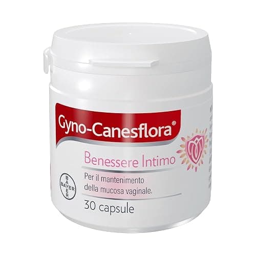Gyno-Canesflora Benessere Intimo, Integratore Orale Per Donna, a Base di Lactobacilli e Vitamina B2, Probiotici Donna Flora Intima Vaginale, 30 Capsule - Image 1