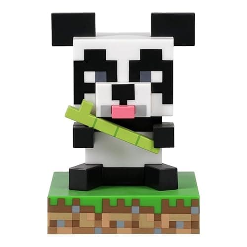 Paladone Minecraft Officially Licensed Panda Free Standing Desk Light, Gaming Room Decor and Merchandise for Boys and Girls, Nightlight Gift Accessory for Playroom and Bedroom - Image 1