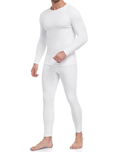 WEERTI Thermal Underwear for Men Long Johns with Fleece Lined Base Layer Men Cold Weather Top Bottom - Image 1