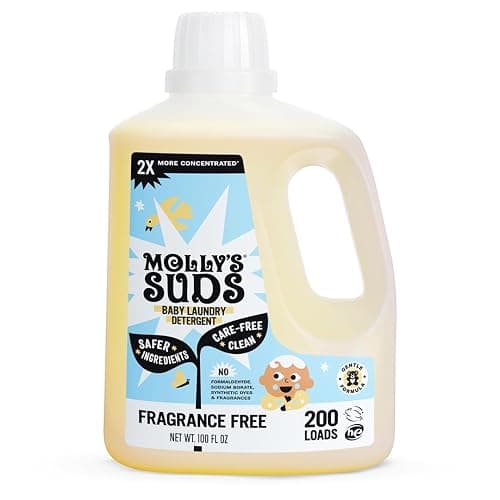 Mollys suds BABY fragrance free detergent - Image 1