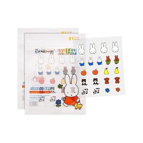 The Crème Shop Miffy Clear As Day! , Korean Hydrocolloid Spot Blemish Patches, Infused with Tea Tree and Witch Hazel to help conceal blemishes and absorb excess oil- (Pack Of 2) - Image 1