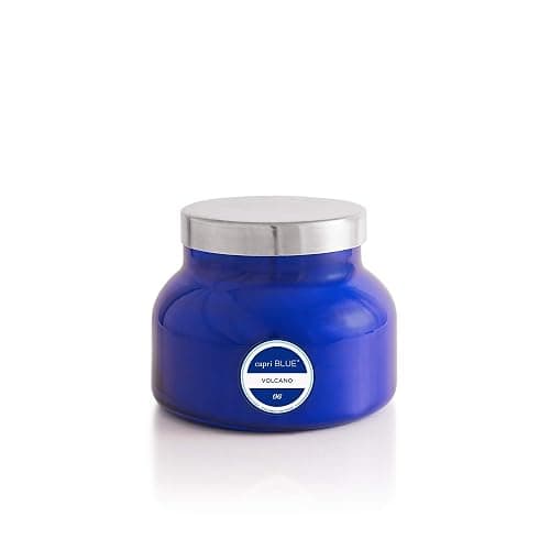 Capri Blue Volcano Scented Candles - Luxury Glass Jar Candles for Home Scented with Tropical Fruit & Sugared Citrus - Soy Wax Blend - Blue Color (19 oz) - Image 1