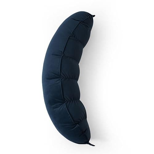 Ailuteie Peallow(Pat. Pend) – Long Round Body Pillow for Adults, Bolster Pillow for Sleeping, Soft and Supportive Pillow for Sleeping & Lumbar Support (Teal Blue, 29.5") - Image 1