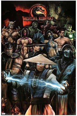 Da Bang Custom Mortal Kombat Group Classic Bedroom Setting Home Decoration Poster Prints Size 50x75cm C967 - Image 1